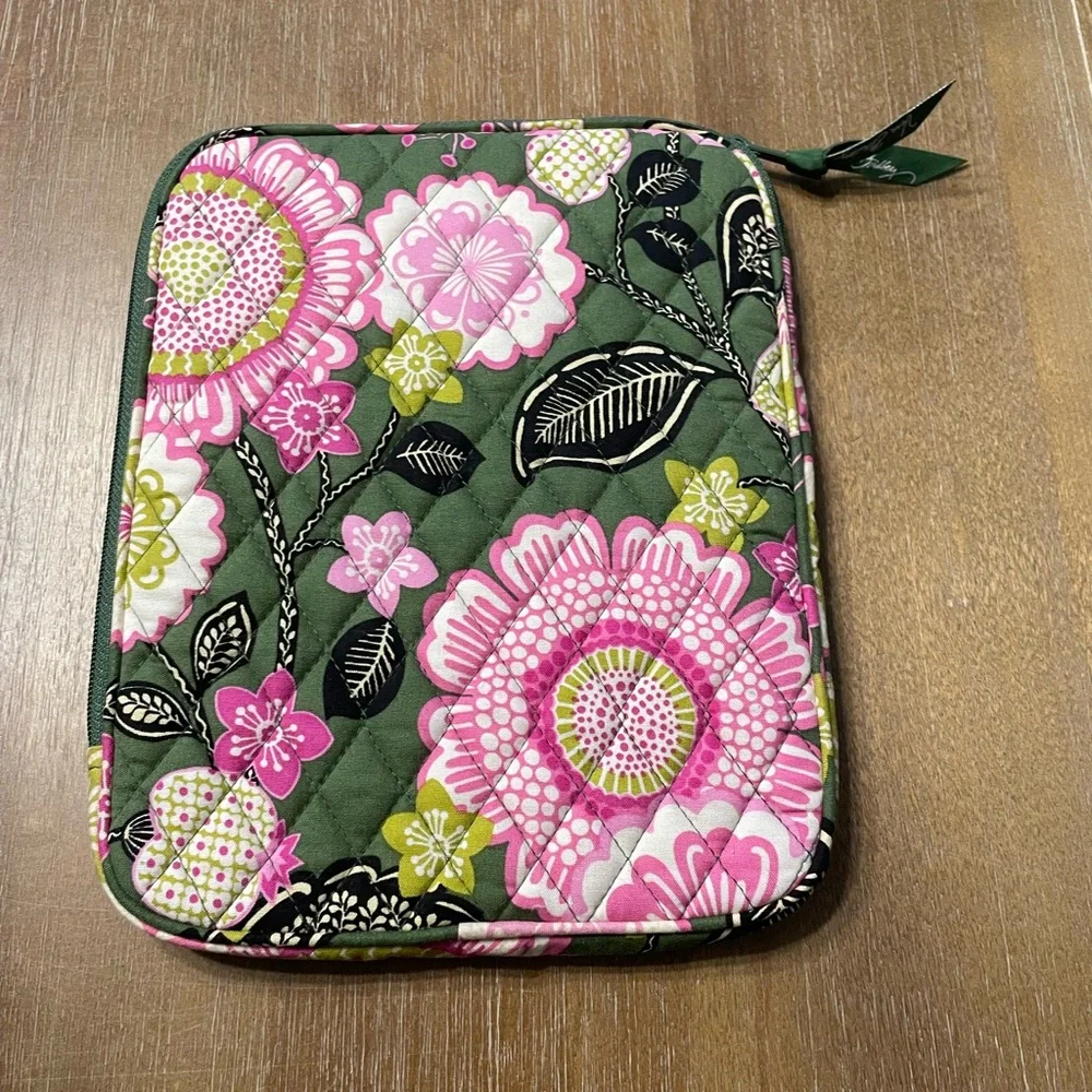 Vera Bradley green & pink floral tablet case